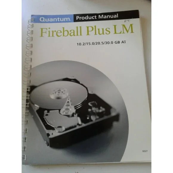 Computer Quantum Product Manual Fireball Plus LM 10.2/ 15.0 / 20.5 / 30.0 GM AT